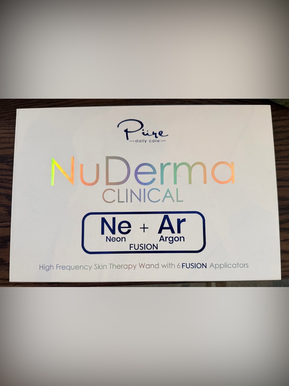 Pure Daily Care NuDerma Portable High Frequency Skincare Wand – Brand New